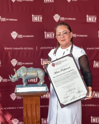 Mtra. Patricia del Carmen Carvajal Ramos - Representante Propietario del Partido Encuentro Solidario Egresada de la Maestría en Proceso Penal Acusatorio por la Facultad Libre de Derecho de Chiapas.